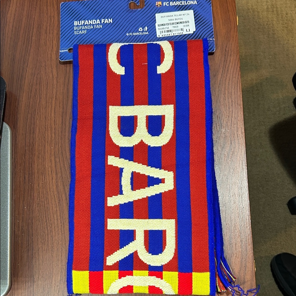 FC Barcelona Red and Blue Fan Scarf
